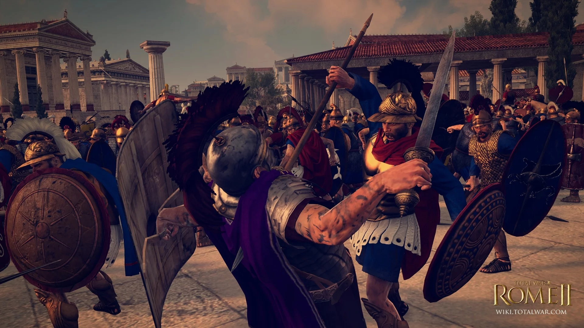 Rome II Total War, бактрийцы, римляне, бой, доспехи