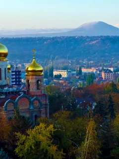 город, дома