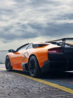 orange, murcielago, lamborghini, lp670-4 sv, ламборгини, мурсиэлаго