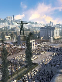 Rome II Total War, афиняне, город, армия, пейзаж