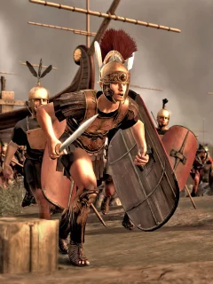 Rome II Total War, римляне, доспехи, бой
