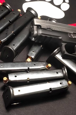 обоймы, sig sauer, патроны, пистолет