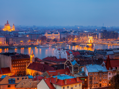 панорама, дома, budapest, будапешт, город, здания, венгрия