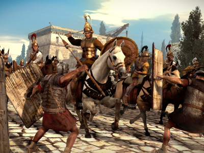 Rome II Total War, римляне, эпироты, доспехи, бой