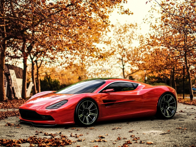 Aston Martin, осень