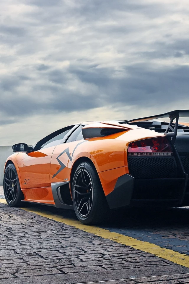 orange, murcielago, lamborghini, lp670-4 sv, ламборгини, мурсиэлаго