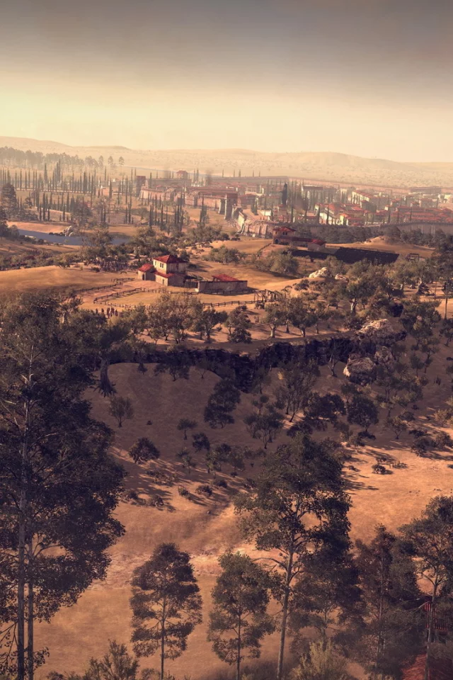 Rome II Total War, город, пейзаж