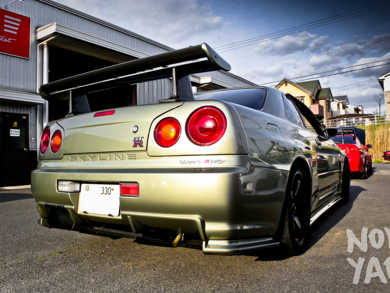 skyline, GTR, nissan, r34