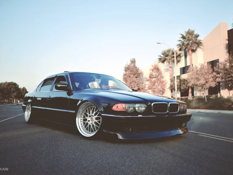 stance, классика, bmw e38, 750il, дорога, тюнинг, бмв