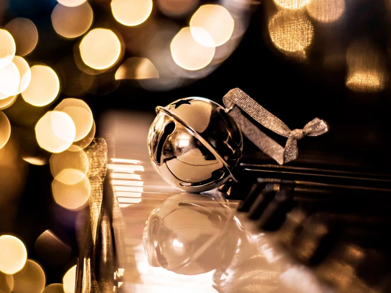 golden, new year, bokeh, праздник, рождество, piano, новый год, christmas
