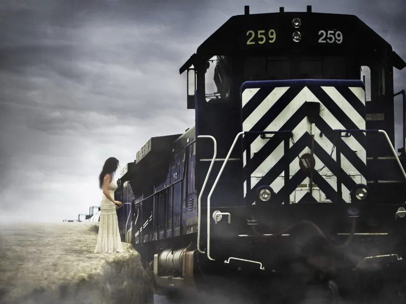 death, life, fine art, suicide, train