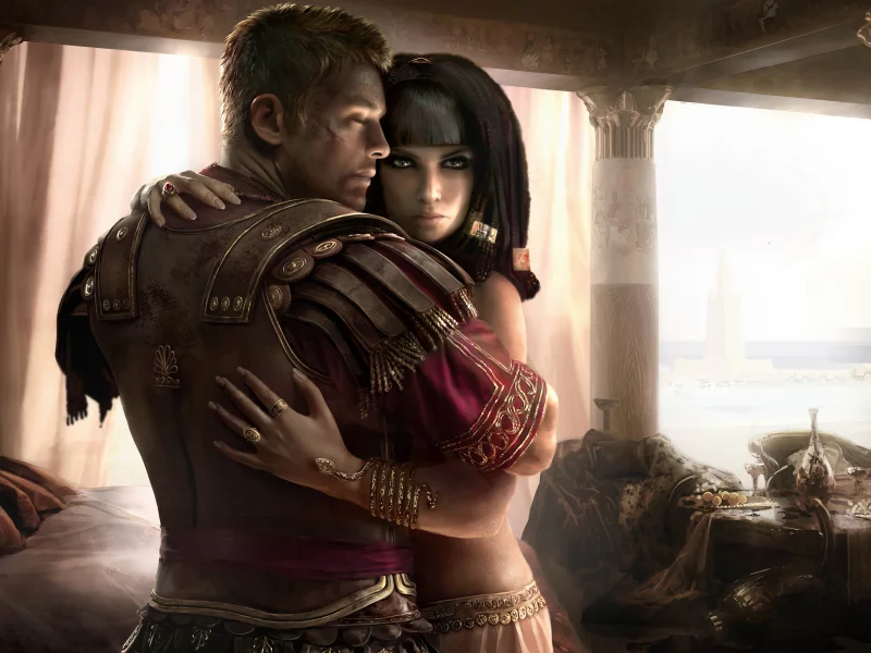 Rome II Total War, Клеопатра, Марк Антоний, взгляд