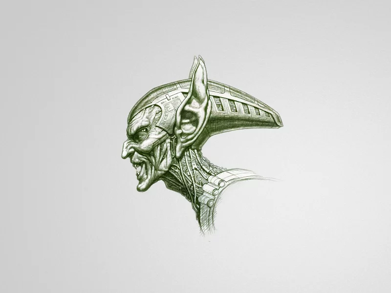 светлый фон, злодей, зеленый гоблин, улыбка, green goblin