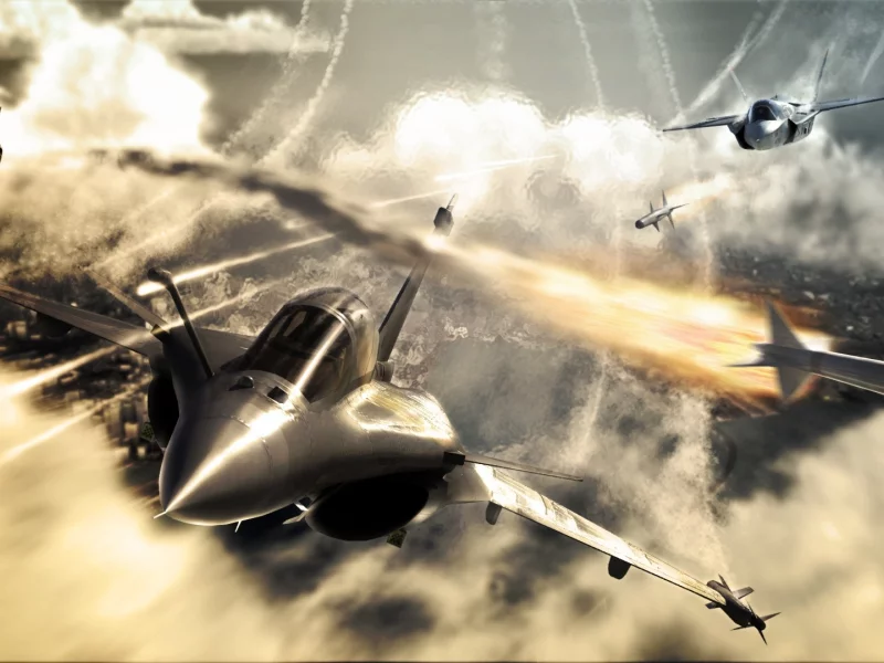 Tom Clancy`s, Hawx, истребители, бой