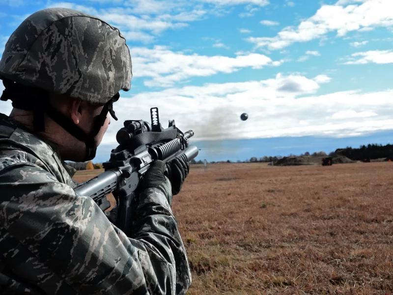 grenade launcher, air force, air national guard, airman