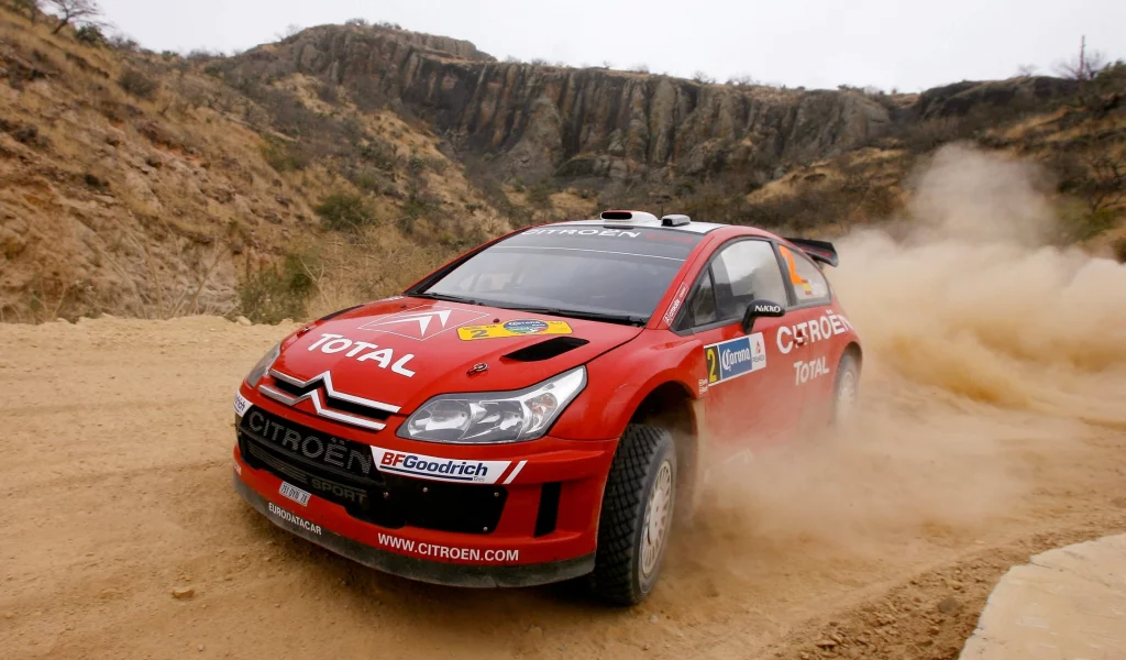 тотал, фары, citroen, rally, передок, c4, dani sordo, поворот , 2, пыль