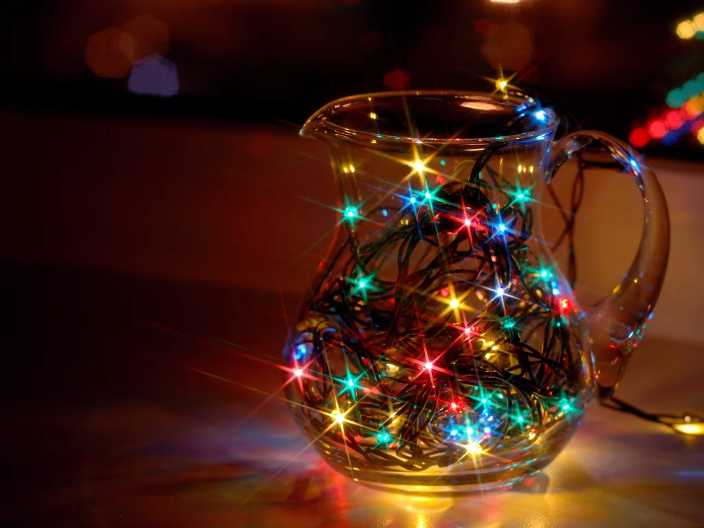 dream, star, glass, lights, window, bokeh
