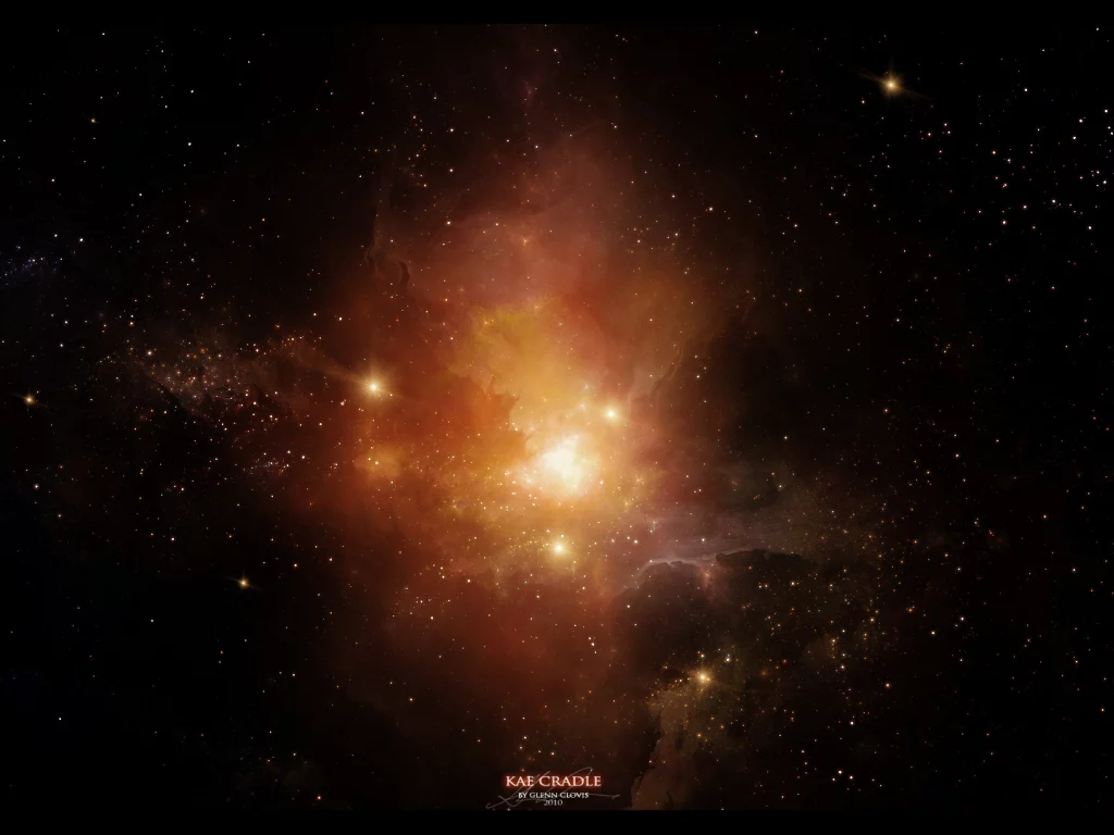 space, туманность, звезды, арт