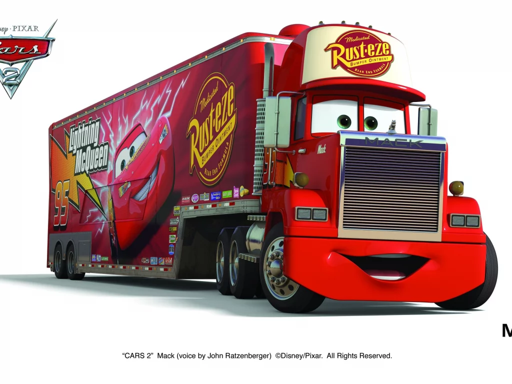 тачки 2, cars 2, mack, pixar, машинки