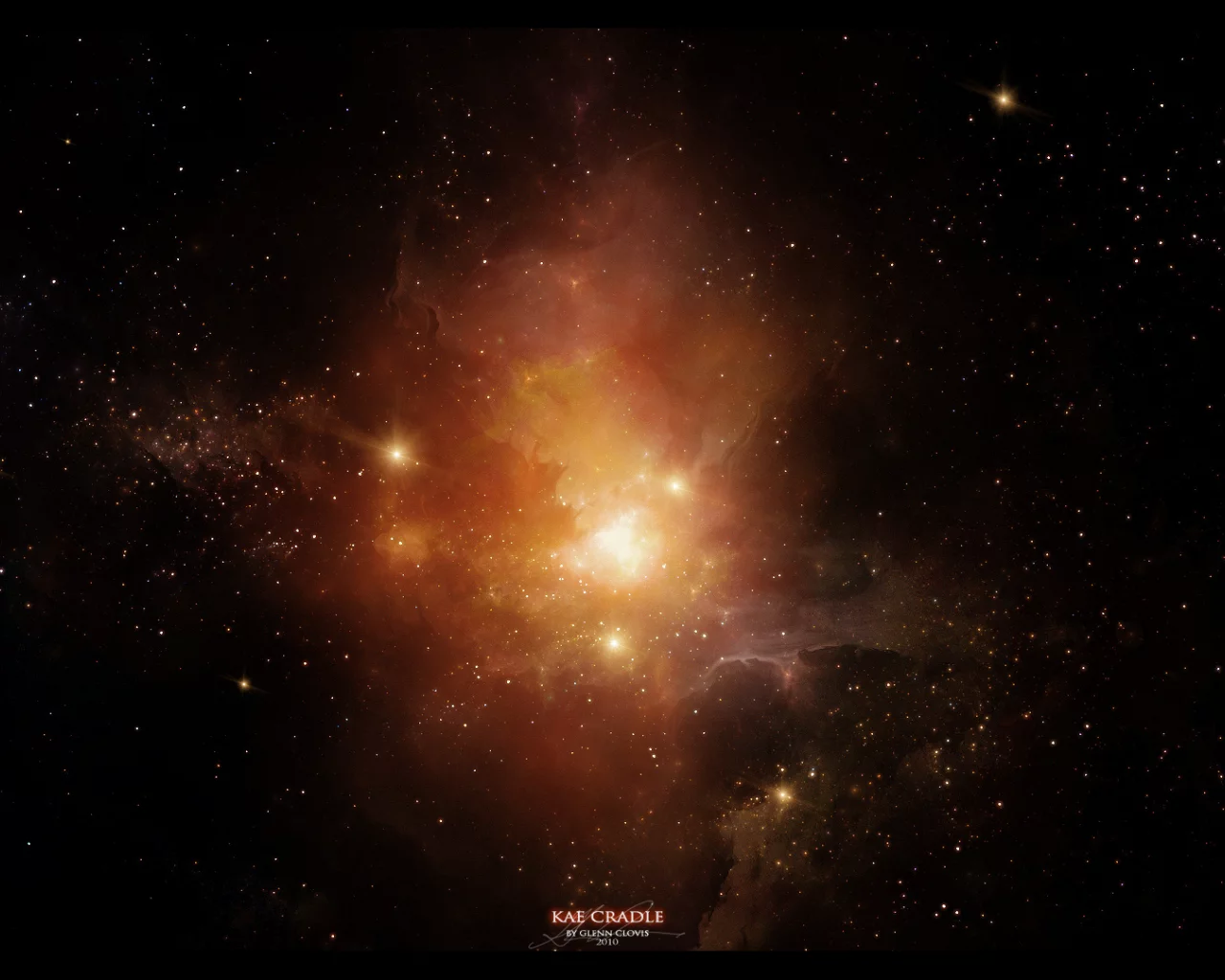 space, туманность, звезды, арт