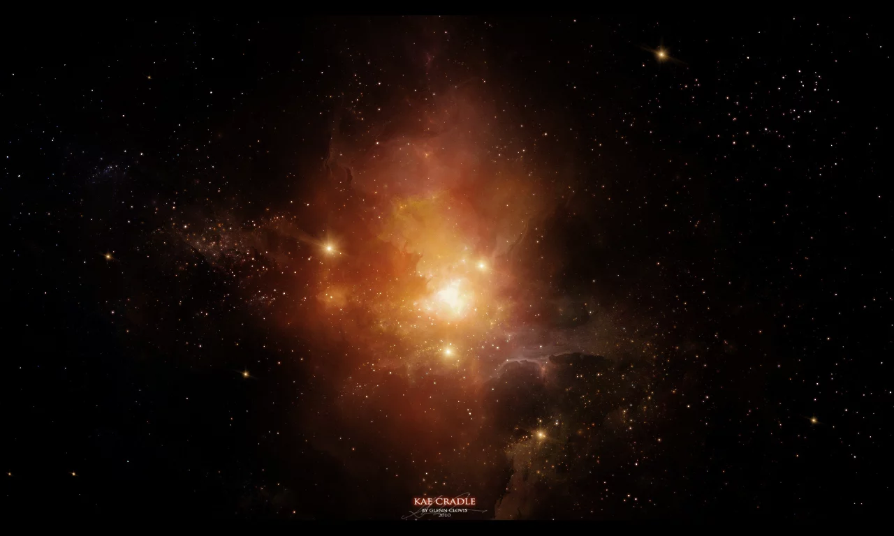 space, туманность, звезды, арт