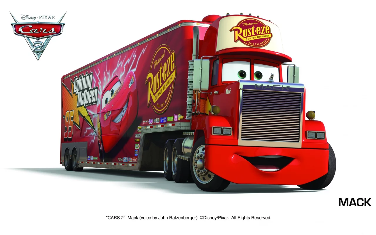 тачки 2, cars 2, mack, pixar, машинки