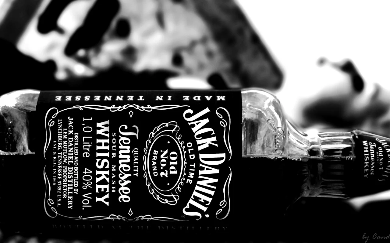 бутылка, jack daniels, виски, алкоголь, спиртное