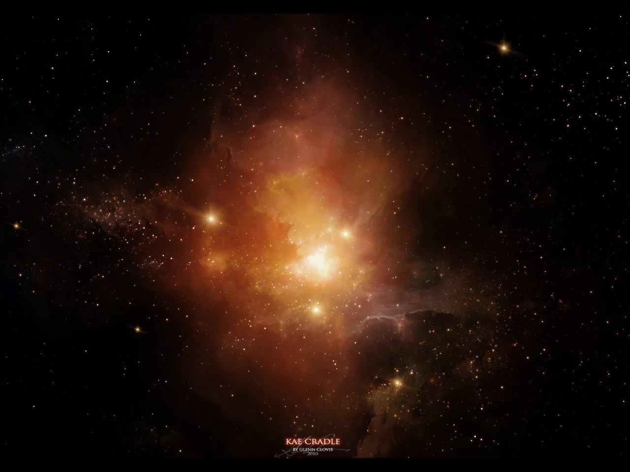 space, туманность, звезды, арт