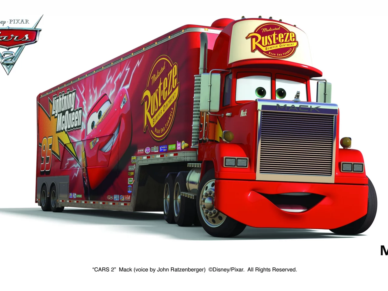 тачки 2, cars 2, mack, pixar, машинки