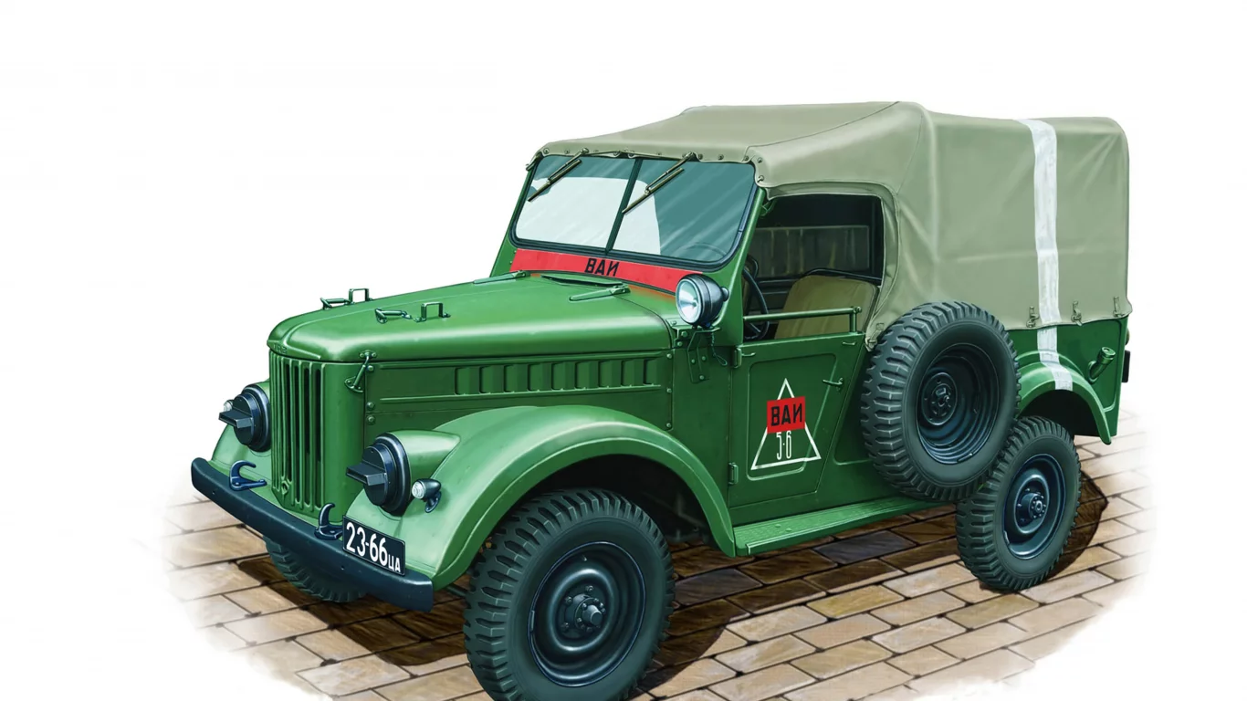 советской армии, газ-69, арт, военной, автоинспекции, 4х4
