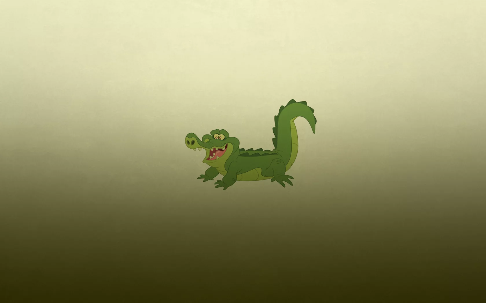 alligator, crocodile, зеленоватый фон, крокодил, аллигатор
