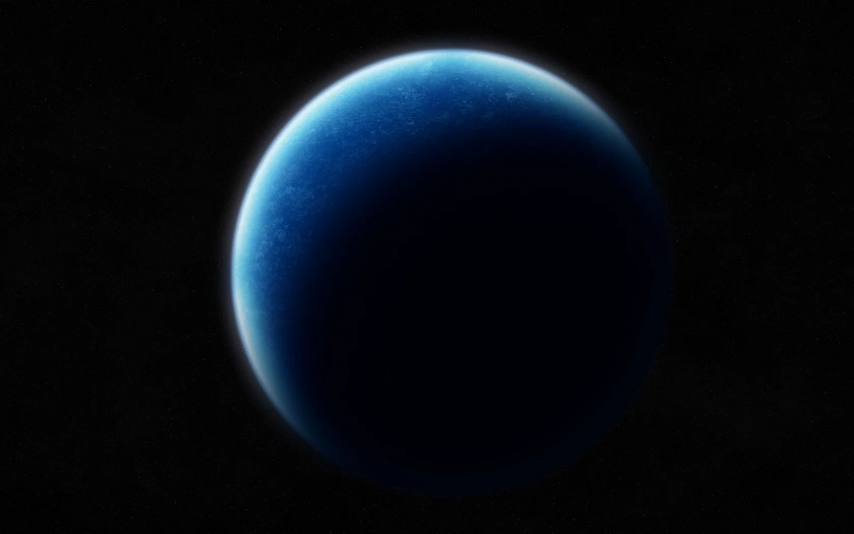 planet, sci fi, shadows, blue, black