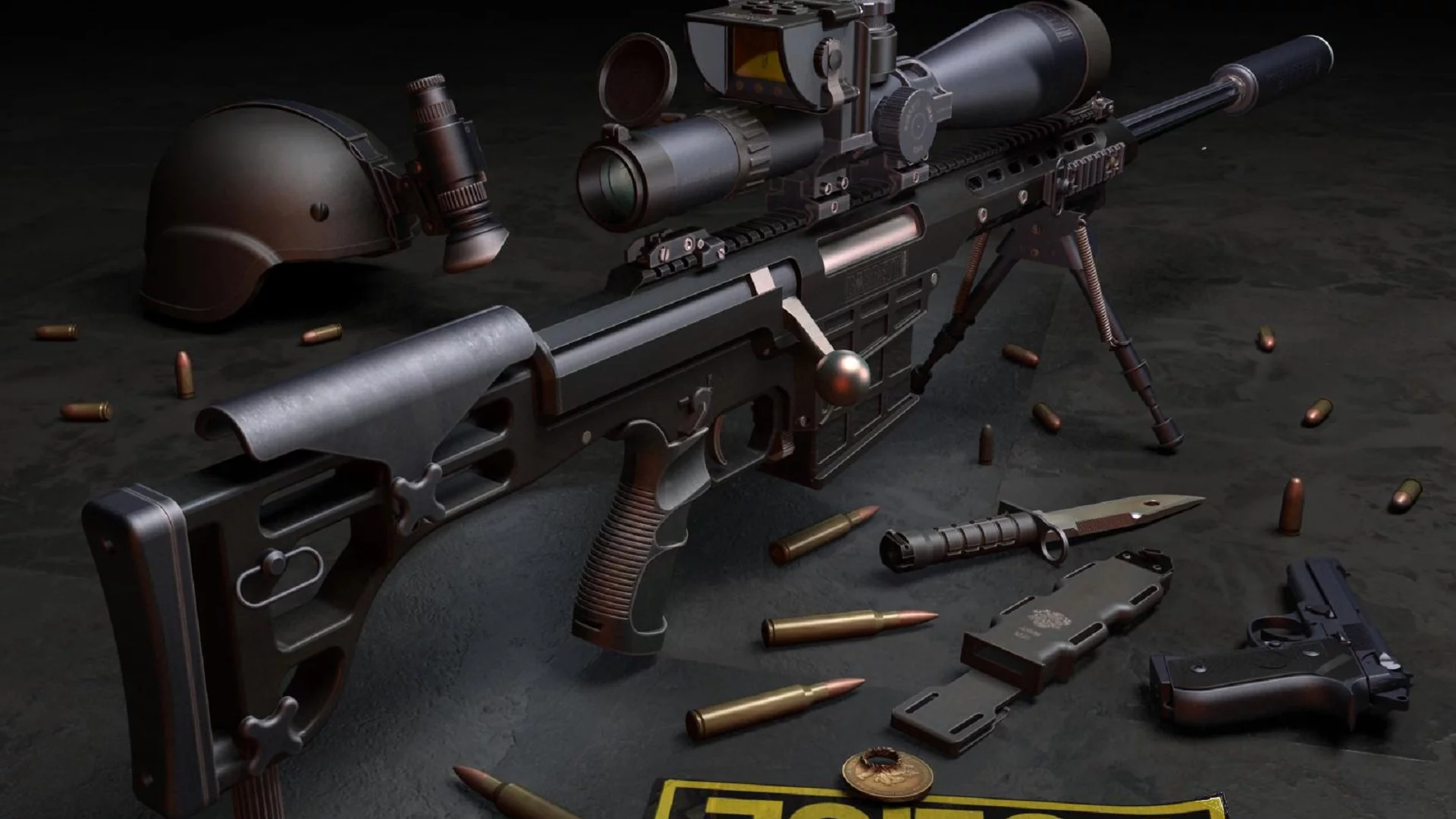 оружие, снайперская винтовка, barrett