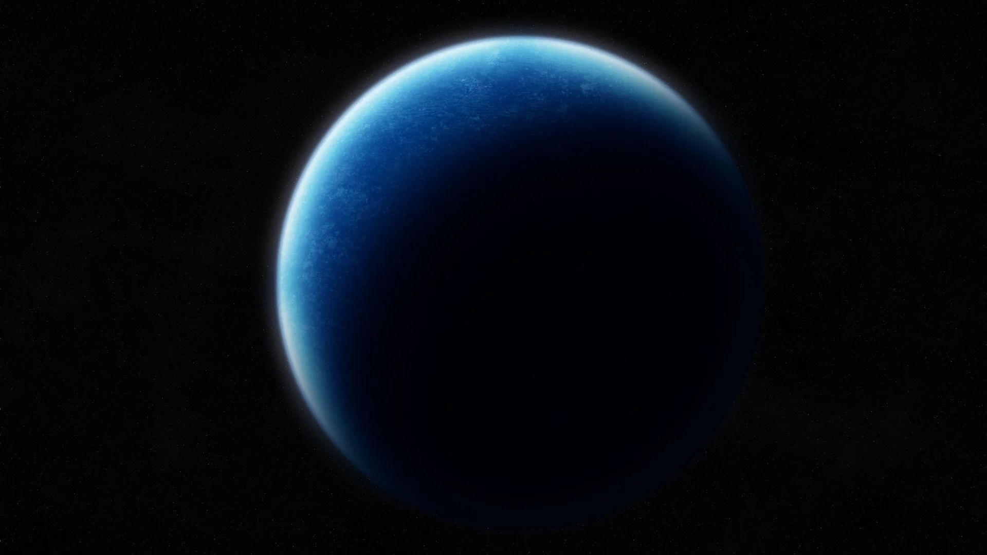 planet, sci fi, shadows, blue, black