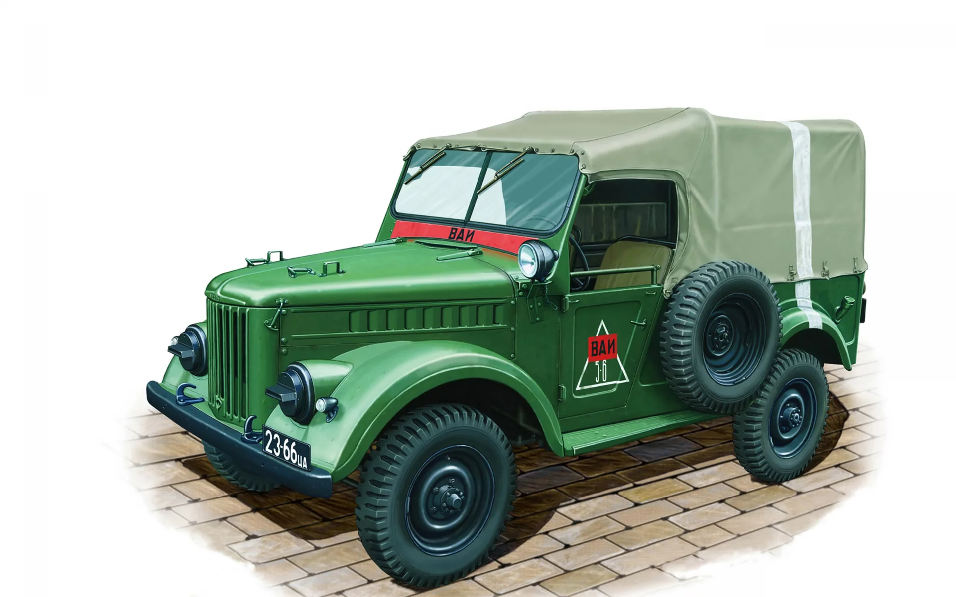 советской армии, газ-69, арт, военной, автоинспекции, 4х4
