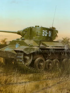 infantry, mk iii, трава, _valentine_, _валентайн_, поле, арт