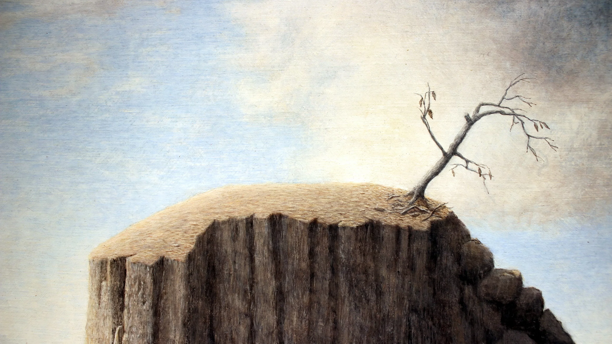 mountain, desert, tree