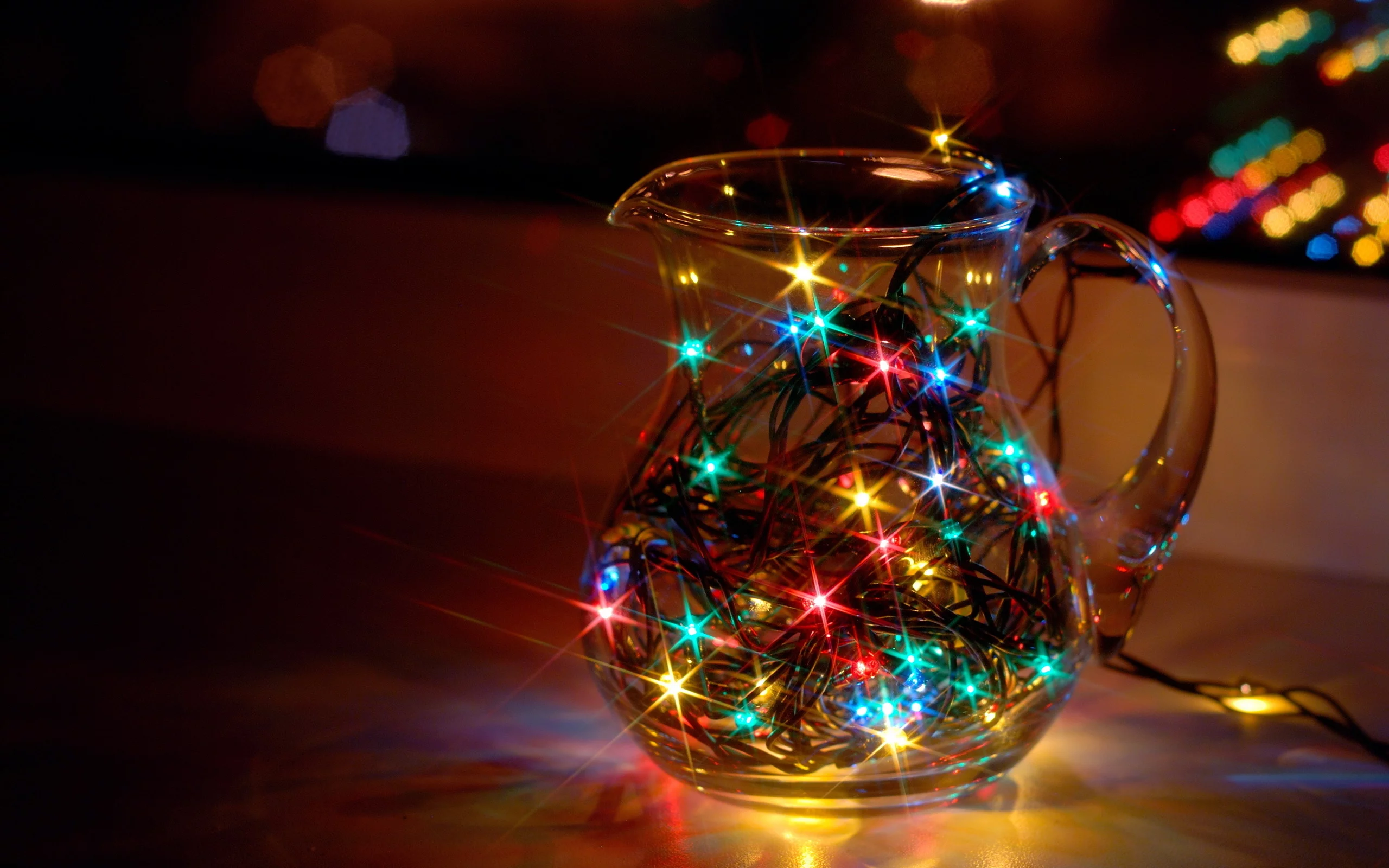 dream, star, glass, lights, window, bokeh