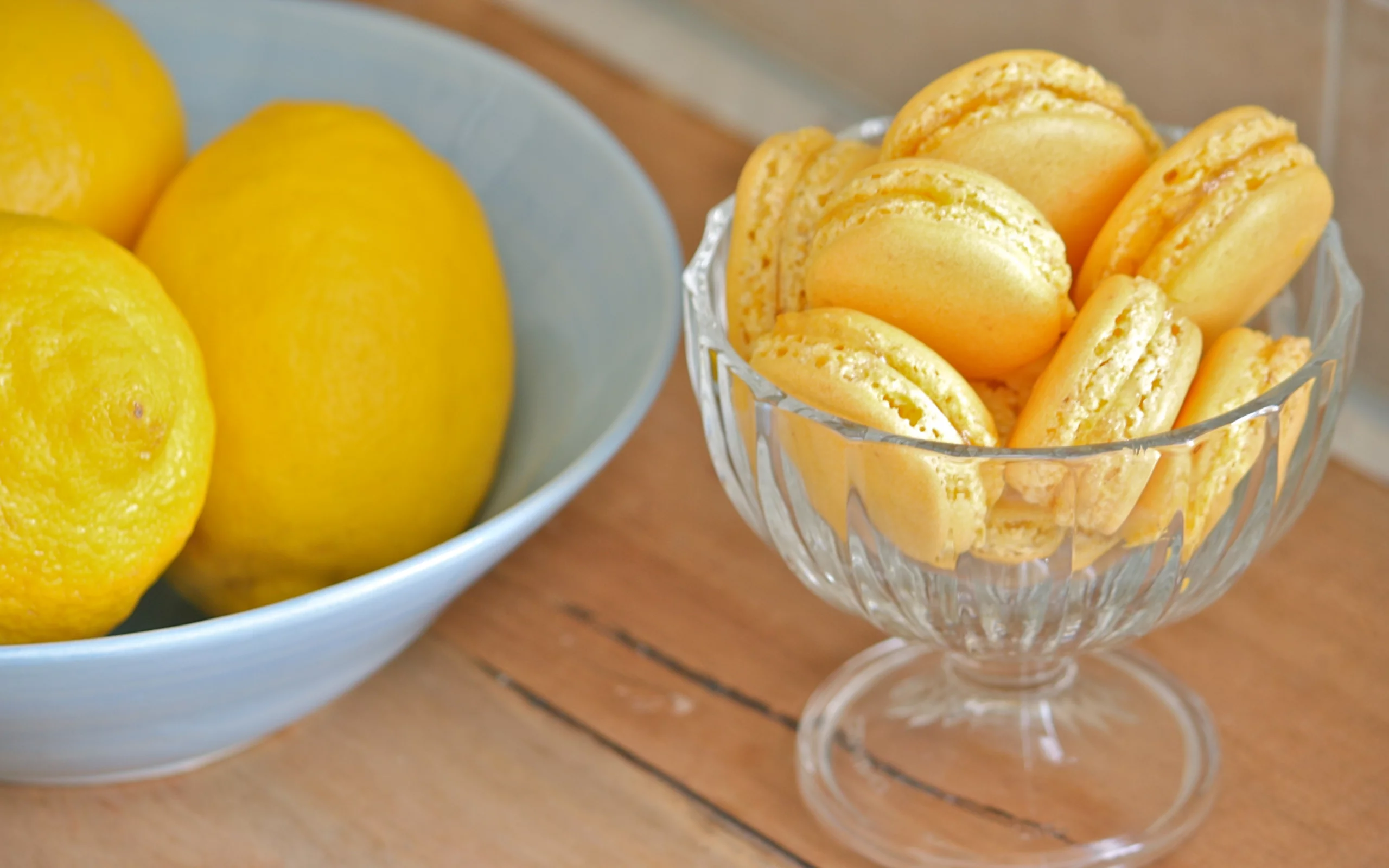 фон, фрукт, желтый, еда, лимон, macaron, сладкое, макарун