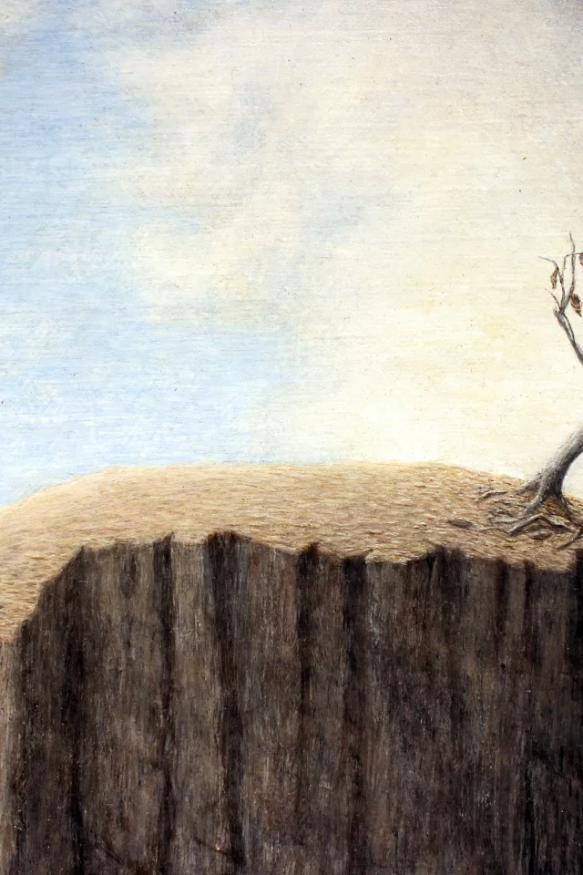 mountain, desert, tree