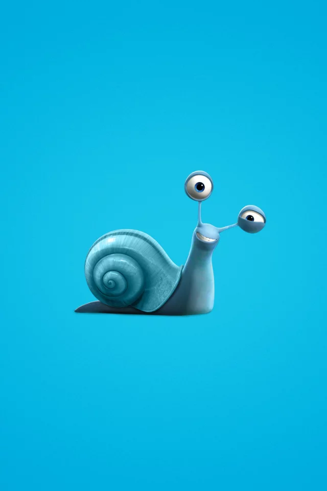 синий фон, turbo, улитка, турбо, snail, минимализм