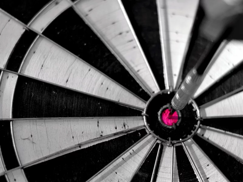 bullseye, macro, dartboard, sport
