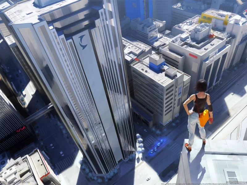 mirrors edge, Фейт, паркур, город