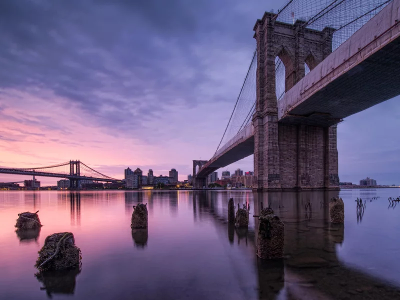 мост, brooklyn bridge, usa, new york, сша, нью-йорк, река, город