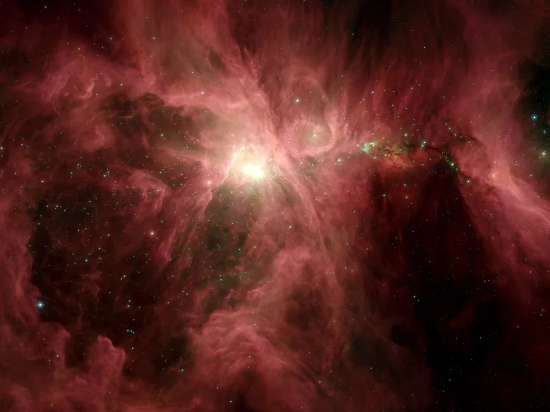 spitzer, туманность, орион