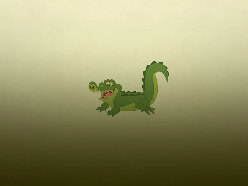 alligator, crocodile, зеленоватый фон, крокодил, аллигатор