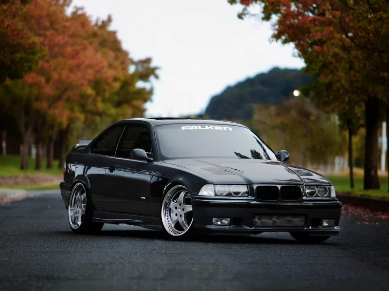 car, купе, бмв, тюнинг, e36, bmw m3, автообои
