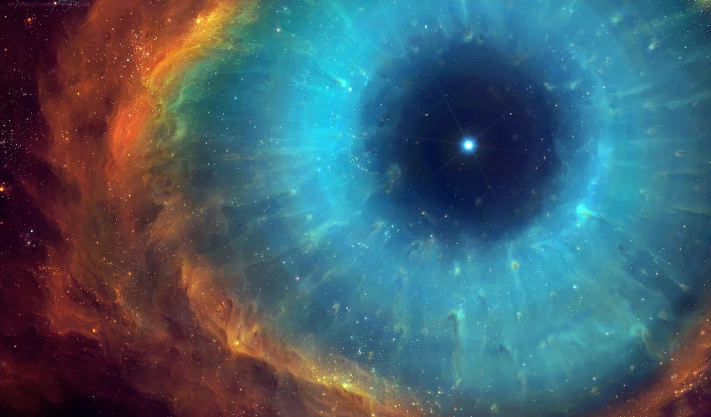 eye of god, helix, nebula, улитка, туманность