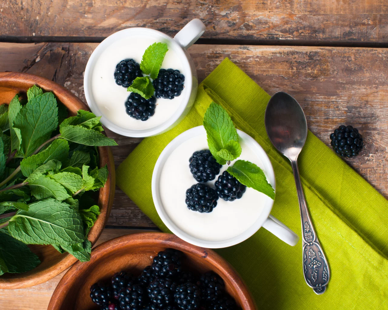 milk, dessert, blueberry, yogurt, еда, йогурт, десерт, крем, cream