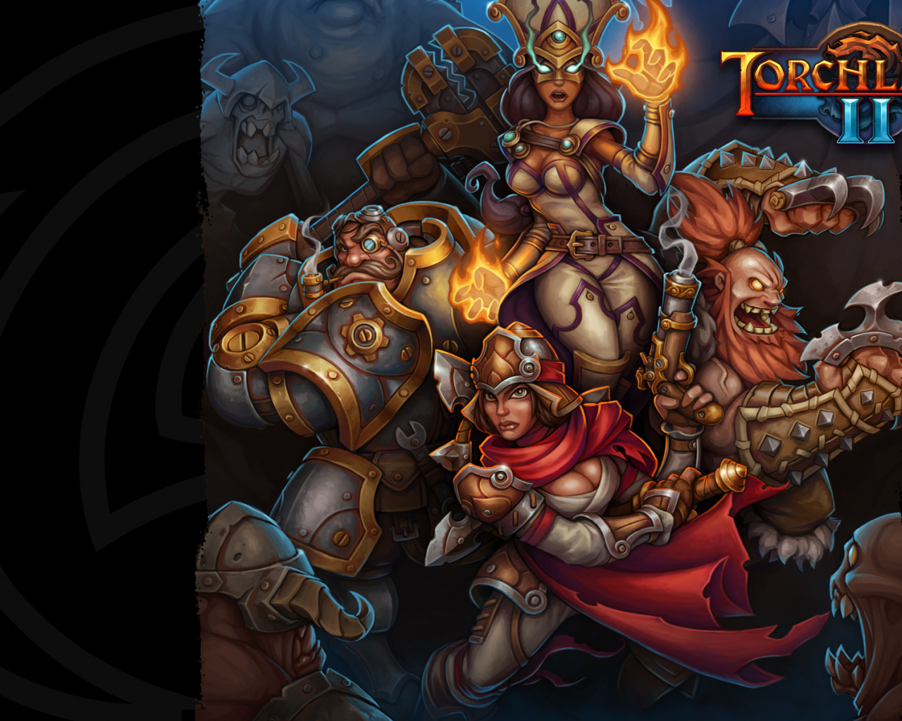 Torchlight 2, инженер, engineer, скиталец, outlander, берсерк, berserker, эмберлинг, embermage, монстры